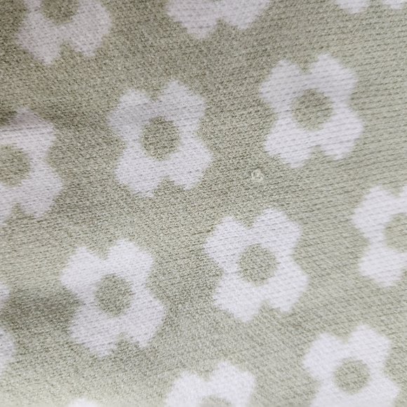 Princess Polly Adora Set Sage Bellbotton Flower Crop Top Set Matching - Picture 5 of 7